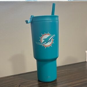 30oz Simple Modern Miami Dolphins Tumbler with Straw